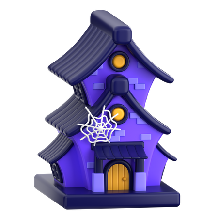 Haunted House  3D Icon