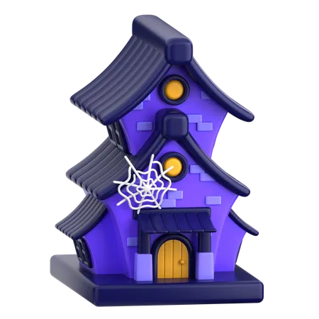 Haunted House  3D Icon