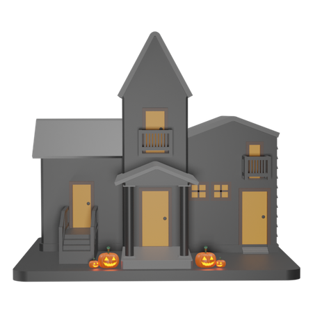 Haunted House  3D Icon