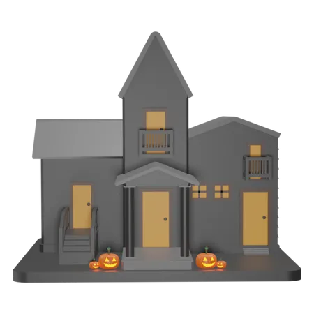 Haunted House  3D Icon