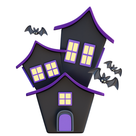 Haunted House  3D Icon