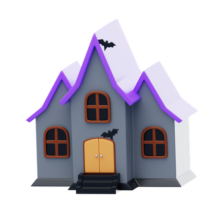Haunted House  3D Icon
