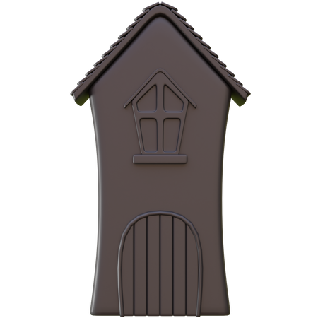 Haunted House Of Halloween Day  3D Icon