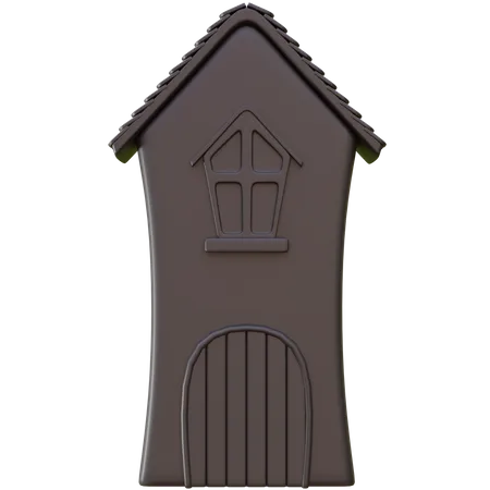 Haunted House Of Halloween Day  3D Icon