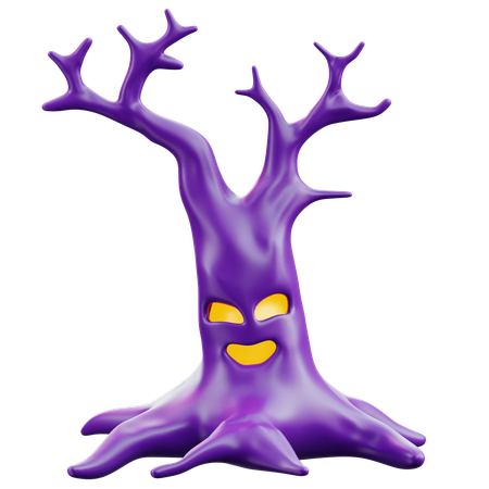 Haunted tree  3D Icon