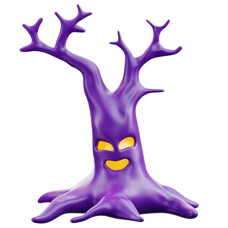 Haunted tree  3D Icon