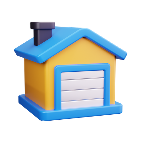 Garage zu Hause  3D Icon