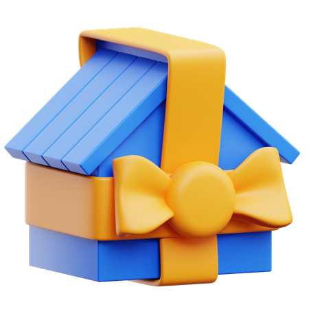 Haus Geschenk  3D Icon