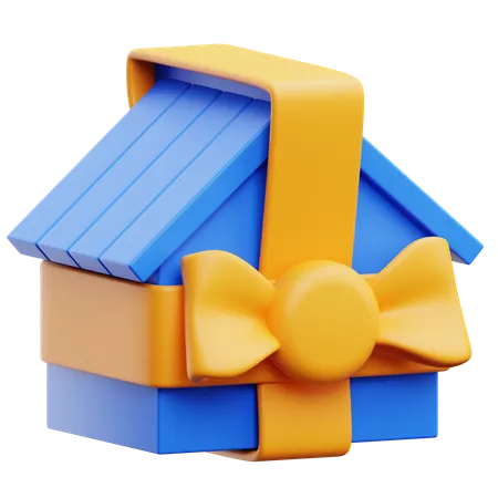 Haus Geschenk  3D Icon