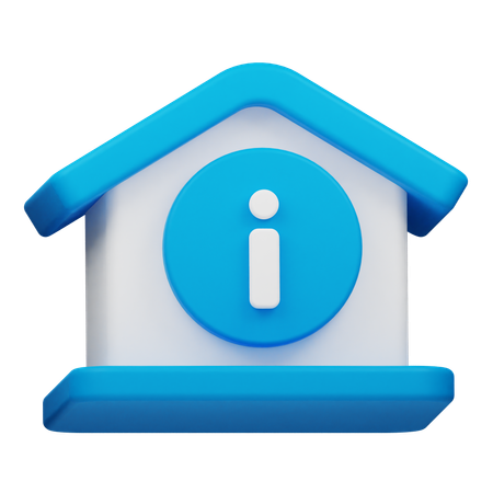 Haus Info  3D Icon