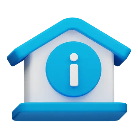 Haus Info  3D Icon