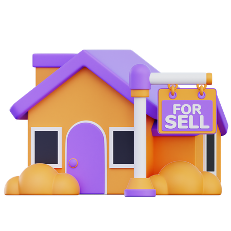 Haus verkaufen  3D Icon