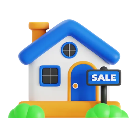 Haus zu verkaufen  3D Icon