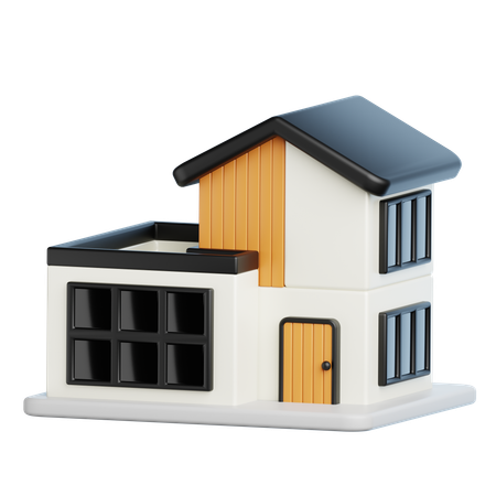 Hausbau  3D Icon