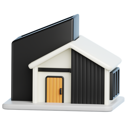 Hausbau  3D Icon