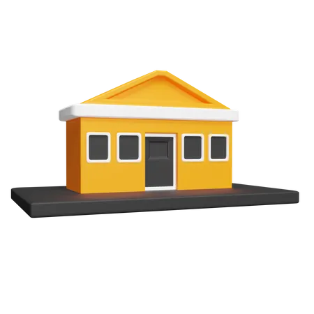 Hausbau  3D Icon