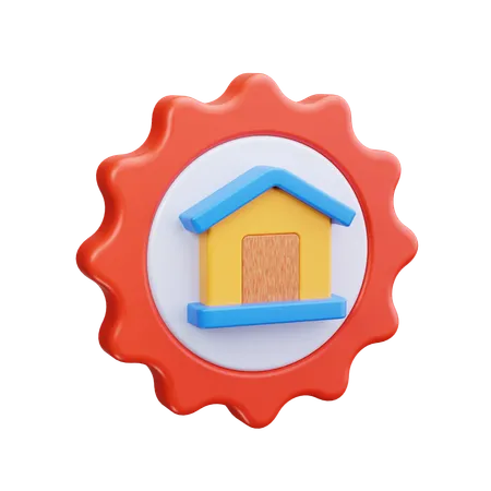Hauseinstellungen  3D Icon