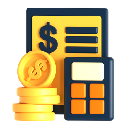 Budget  3D Icon