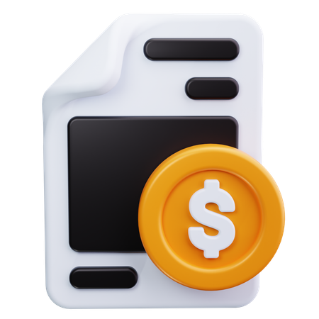 Budget  3D Icon