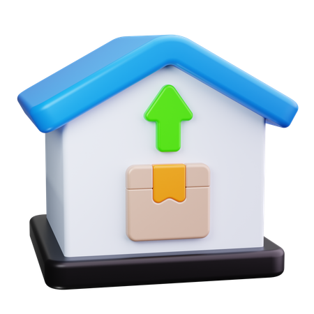 Hauslieferung  3D Icon