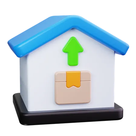 Hauslieferung  3D Icon