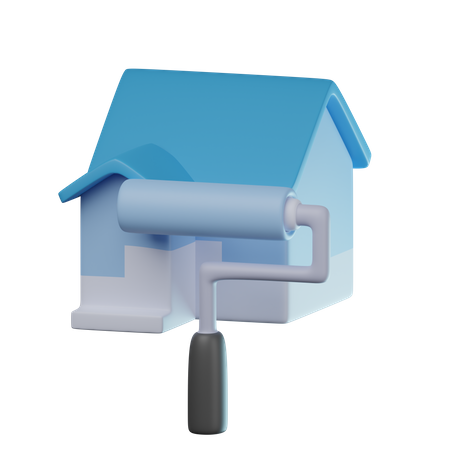 Hausrenovierung  3D Icon