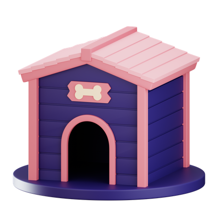 Haustierhaus  3D Icon