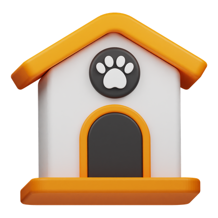 Haustierhaus  3D Icon