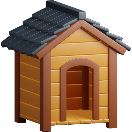 Haustierhaus  3D Icon