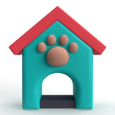 Haustierhaus  3D Icon