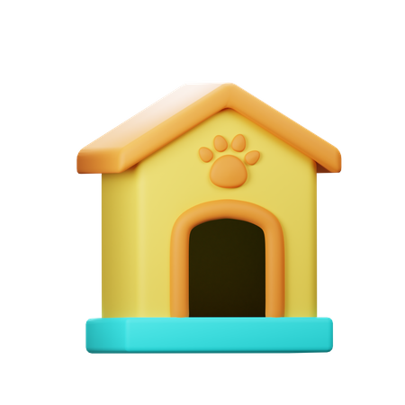 Haustierhaus  3D Icon