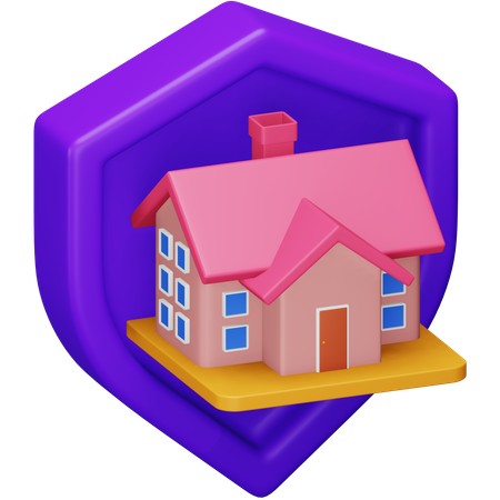 Hausversicherung  3D Icon