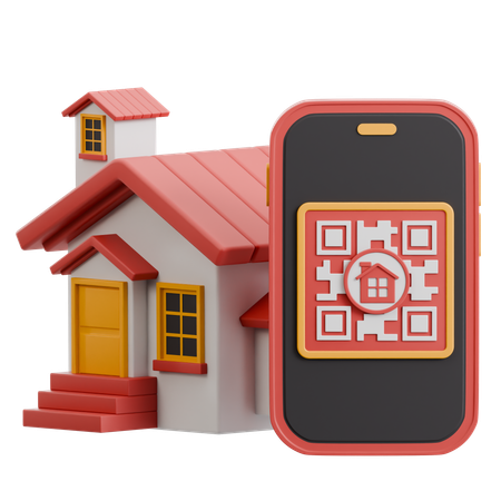 Zahlung nach Hause  3D Icon
