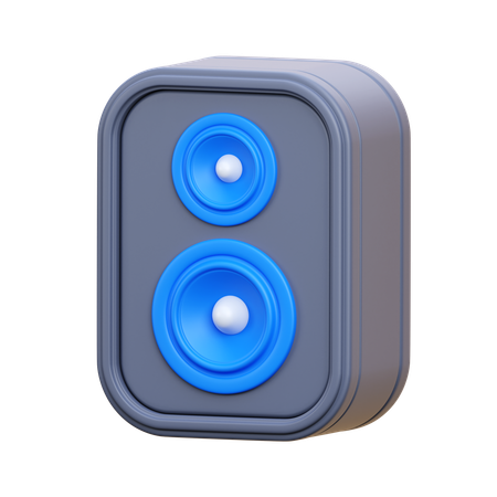 Haut-parleur  3D Icon