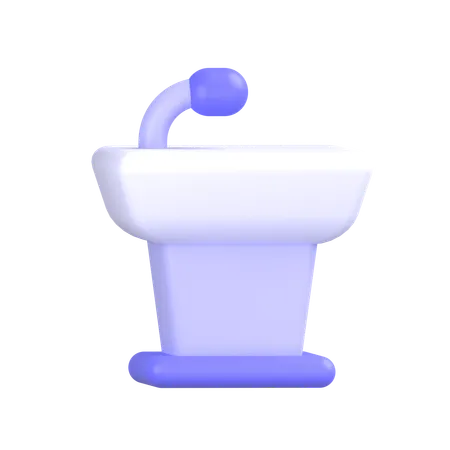 Conférencier  3D Icon