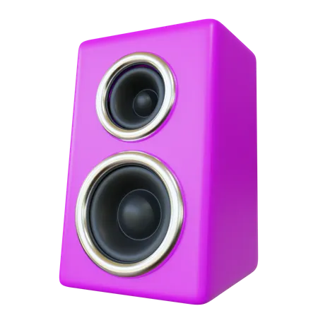 Haut-parleur sonore  3D Icon