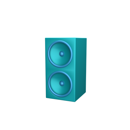 Haut-parleur sonore  3D Icon