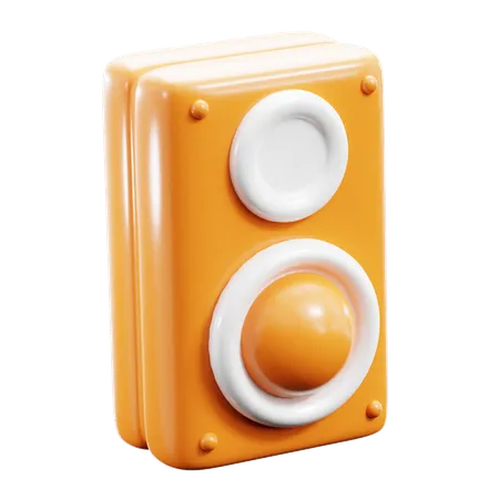 Boîte de haut-parleur  3D Icon