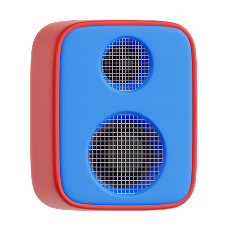 Haut-parleur de musique  3D Icon