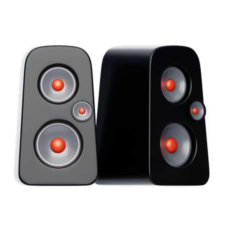 Haut-parleurs  3D Icon