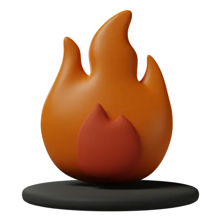 Hautement inflammable  3D Icon