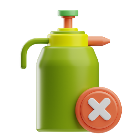 Hautpflege ohne Pestizide  3D Icon