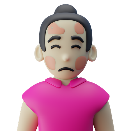 Hautreizung  3D Icon