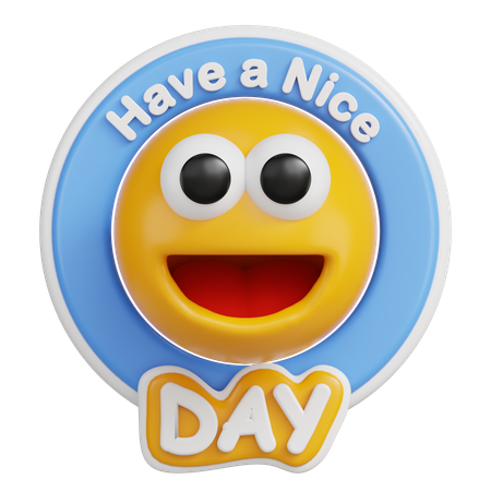 Have A Nice Day  3D Icon