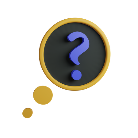 Have question  3D Icon