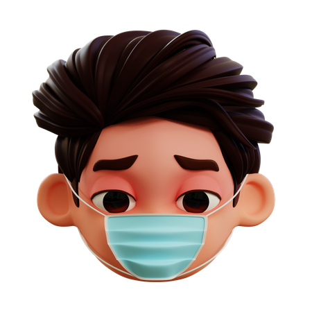 Having Flu  3D Icon
