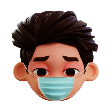 Having Flu  3D Icon