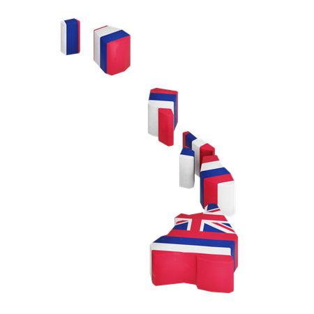 Hawaii  3D Icon