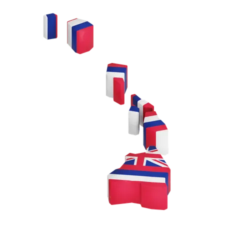Hawaii  3D Icon