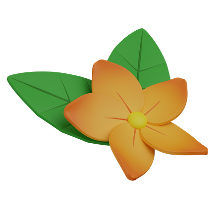 Hawaiian Flower 3D Icon